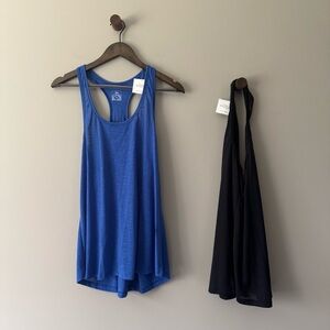 SEXY BASICS RACERBACK WORKOUT TANK ROYAL BLUE SIZE XL